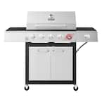 5-Burner Propane Gas Grill in Stainless Steel with TriVantage Multifunctional Cooking System