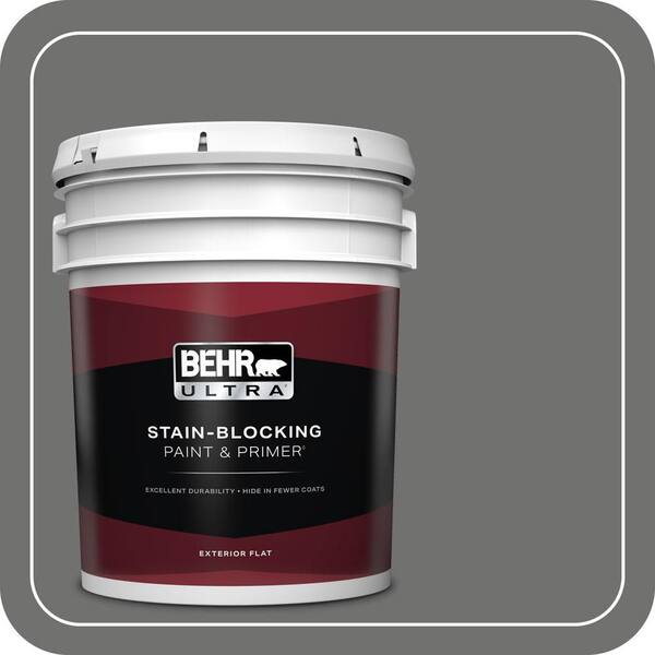 BEHR ULTRA 5 gal. #MQ2-61 Magnet Flat Exterior Paint & Primer