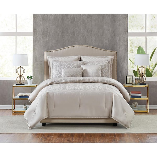 FIFTH AVENUE LUX Riverton 7 Piece King Comforter Set