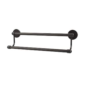 Tango Collection 18 in. Double Towel Bar in Oil Rubbed Bronze