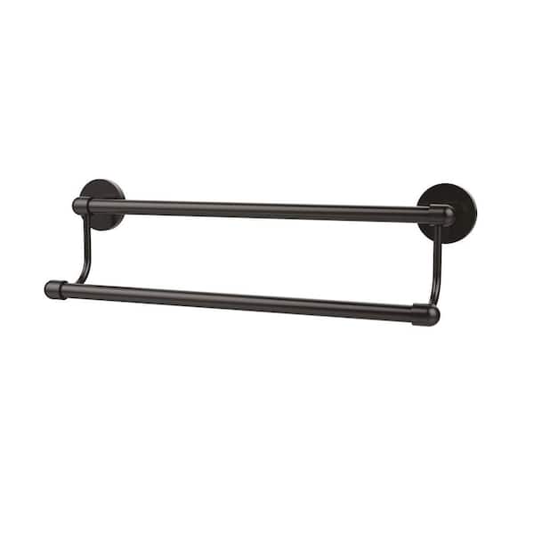 Allied Brass Tango Collection 24 in. Double Towel Bar in Oil Rubbed Bronze
