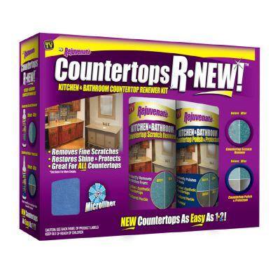 Rejuvenate Countertops R-NEW Kitchen & Bathroom Countertop Renewer Kit