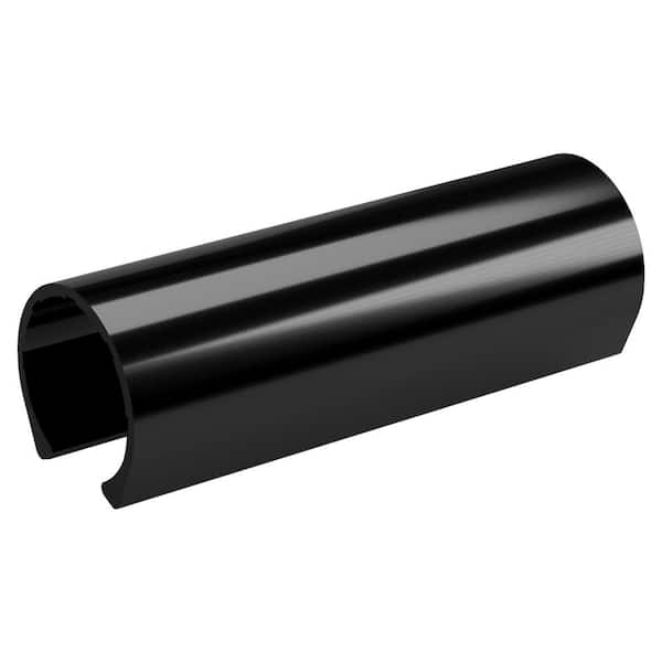 Formufit 1 in. x 4 in. Black Pipe Clamp Schedule 40 Rigid PVC Material Clip (10-Pack)