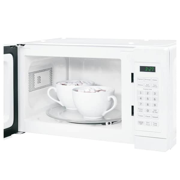 GE 0.7 Cu. Ft. Spacemaker Countertop Microwave Oven in Stainless Steel  JEM3072SHSS - The Home Depot