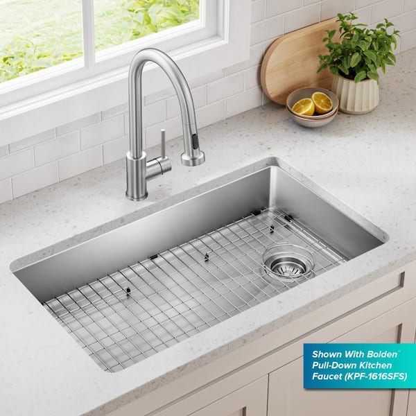 KRAUS Fairlane 33 ADA Compliant Undermount Single Bowl 18