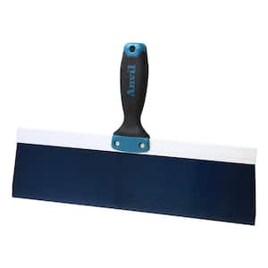 14 in. Blue Steel Taping Knife with Soft Grip Handle