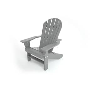 Gray Seaside Adirondack Chair
