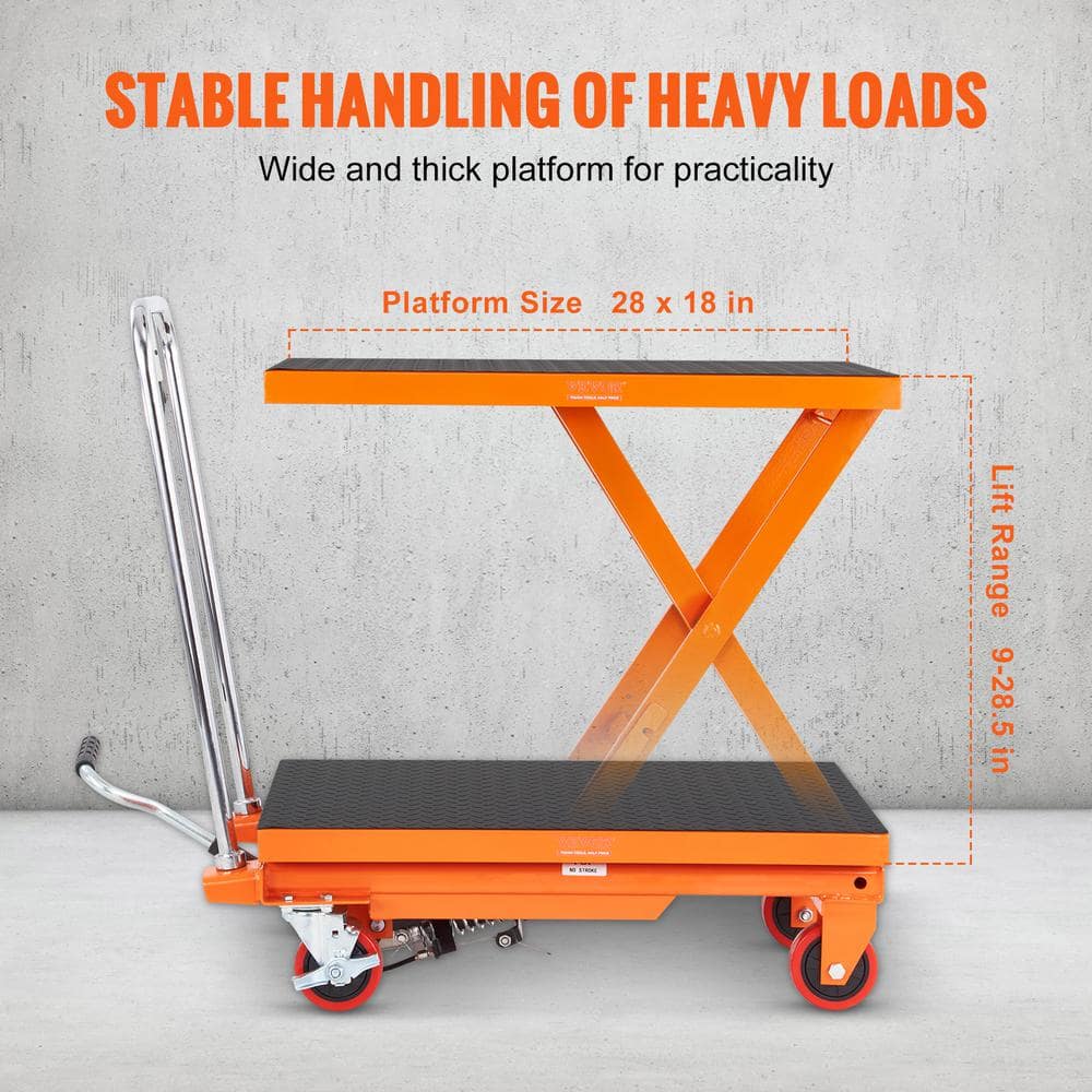 31'' H x 37'' W Utility Cart with Wheels