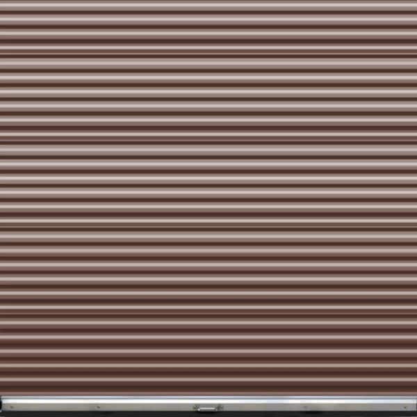 10ft x 8ft Non-Insulated Continental Brown Roll-Up Door without windows