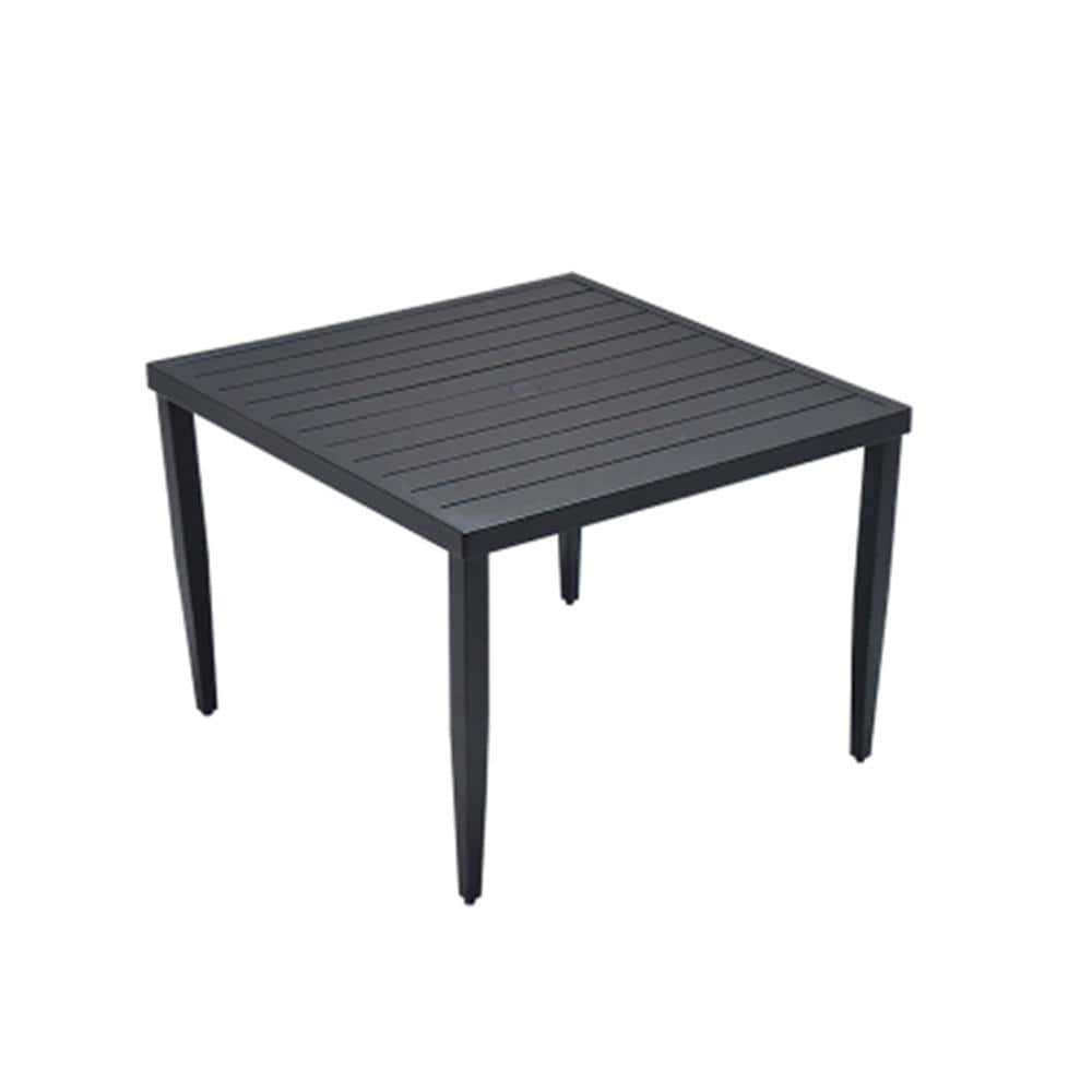 ITOPFOX 40 in. x 40 in. Patio Aluminum Square Outdoor Dining