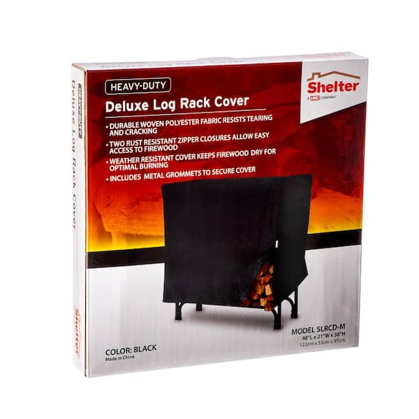 Shelter Medium Deluxe Log Rack Cover Shelter Medium Deluxe Log Rack Cover