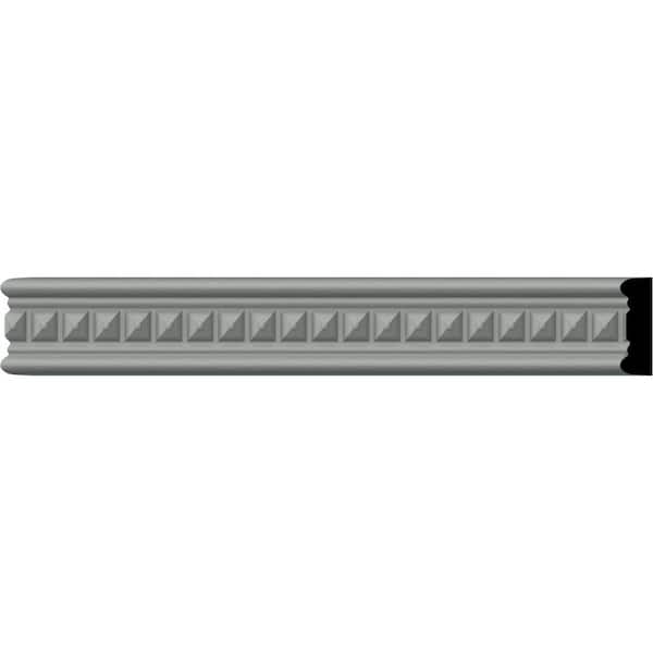 Ekena Millwork SAMPLE - 1/2 in. x 12 in. x 1-1/2 in. Urethane Swindon Chair Rail Moulding