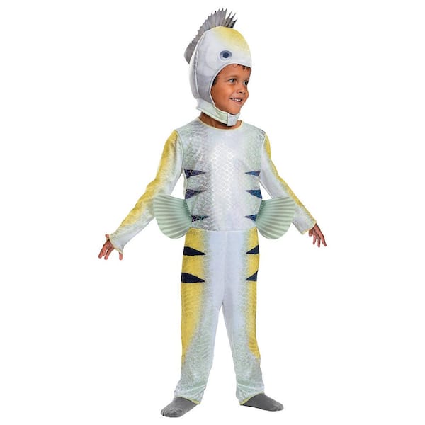 Disguise Baby Classic Disney's the Little Mermaid Flounder Costume - 2T