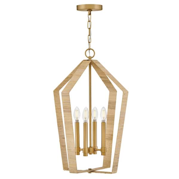 LARK Sammi 4-Light Lacquered Brass Pendant Light