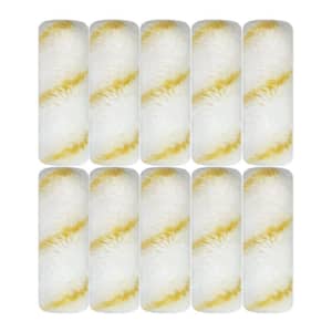 4 in. x 3/8 in. High Density Fabric Paint Roller Covers (10-Pack)