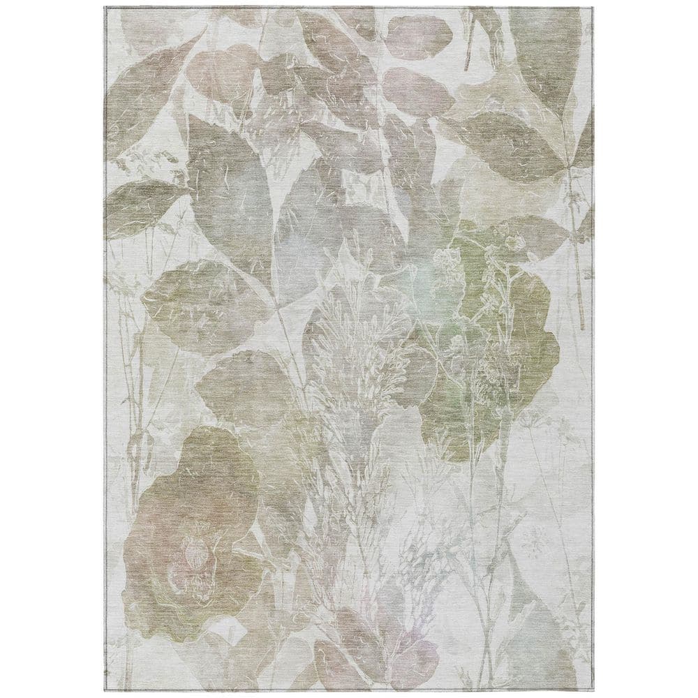 Chantille Machine Washable Indoor/Outdoor Abstract ACN2885 Taupe 3 ft. x 5 ft. Area Rug price history on PriceWatchPro
