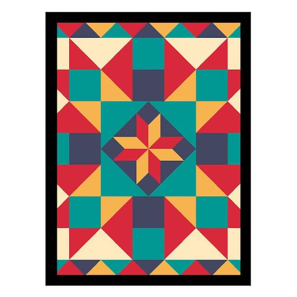 VENICE BEACH Collections BOLD GEOMETRICS Framed Print by Unknown 1 Piece Framed Graphic Print Abstract Poster Art Print 18 in. x 14 in.