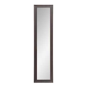 Oversized Brown Wood Farmhouse Rustic Mirror (70.5 in. H X 21 in. W)