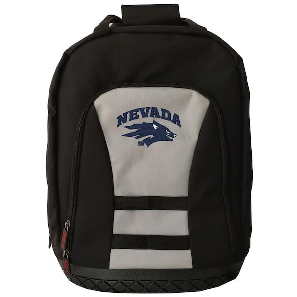 backpack with wolf logo
