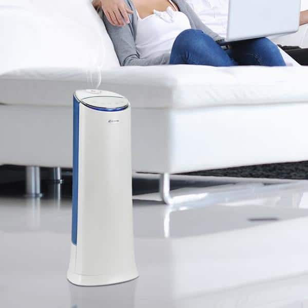 PureGuardian Ultrasonic 2 Gal. Warm and Cool Mist Aromatherapy Humidifier  Blue/White H4810AR - Best Buy