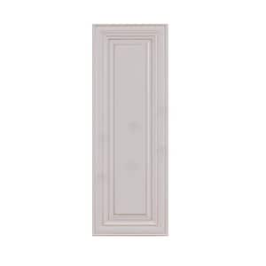 Princeton Assembled 12 in. x 42 in. x 12 in. Wall Cabinte with 1 Door 3 Shelves in Creamy White