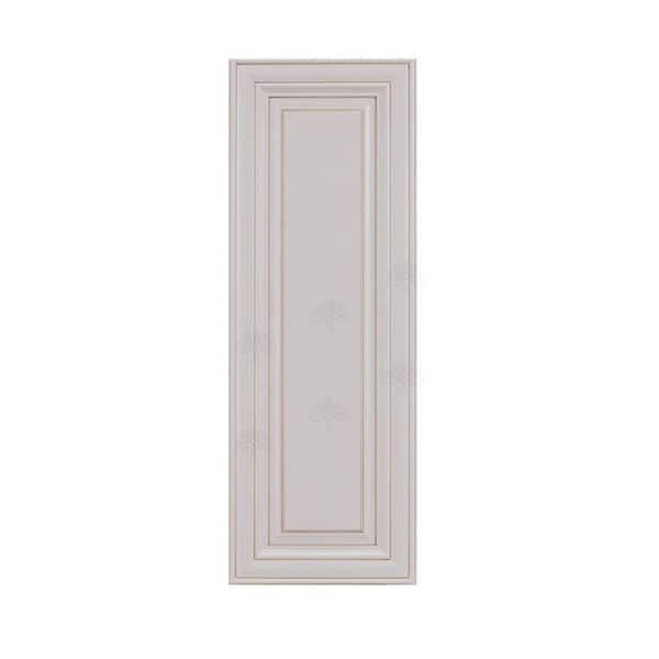 LIFEART CABINETRY Princeton Assembled 18 in. x 42 in. x 12 in. Wall Cabinte with 1 Door 3 Shelves in Creamy White
