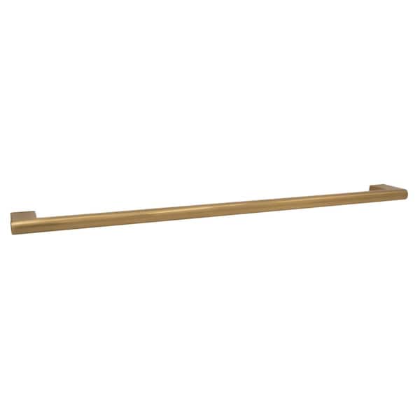 Vail 12 in. (305 mm) Center-to-Center Modern Satin Brass Bar Drawer Pull