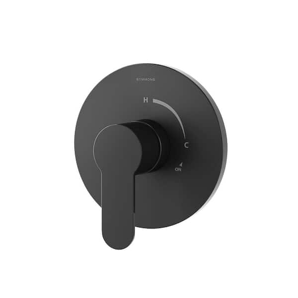 Symmons Identity 1Handle Shower Valve Trim in Matte Black (Valve not