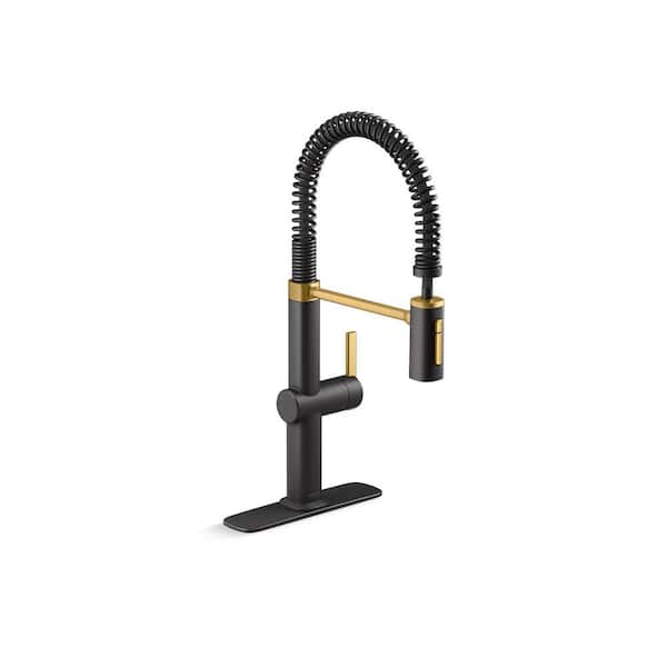 KOHLER Clarus Semi-Professional Single Handle Pull Down Sprayer Kitchen ...