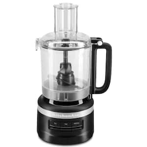 9-Cup Black Matte Food Processor