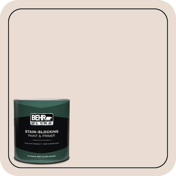 BEHR ULTRA 1 qt. #PWN-62 Tuscan Beige Semi-Gloss Enamel Exterior Paint & Primer