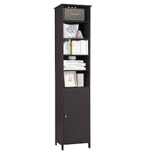 Evideco Swivel 14.4 Diam x 66.10 H Storage Tower Cabinet Organizer Mirror  6 Shelves & Reviews