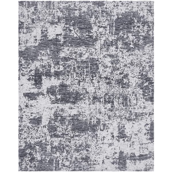 KALATY Space Gray 8 ft. 6 in. x 11 ft. 6 in. Area Rug