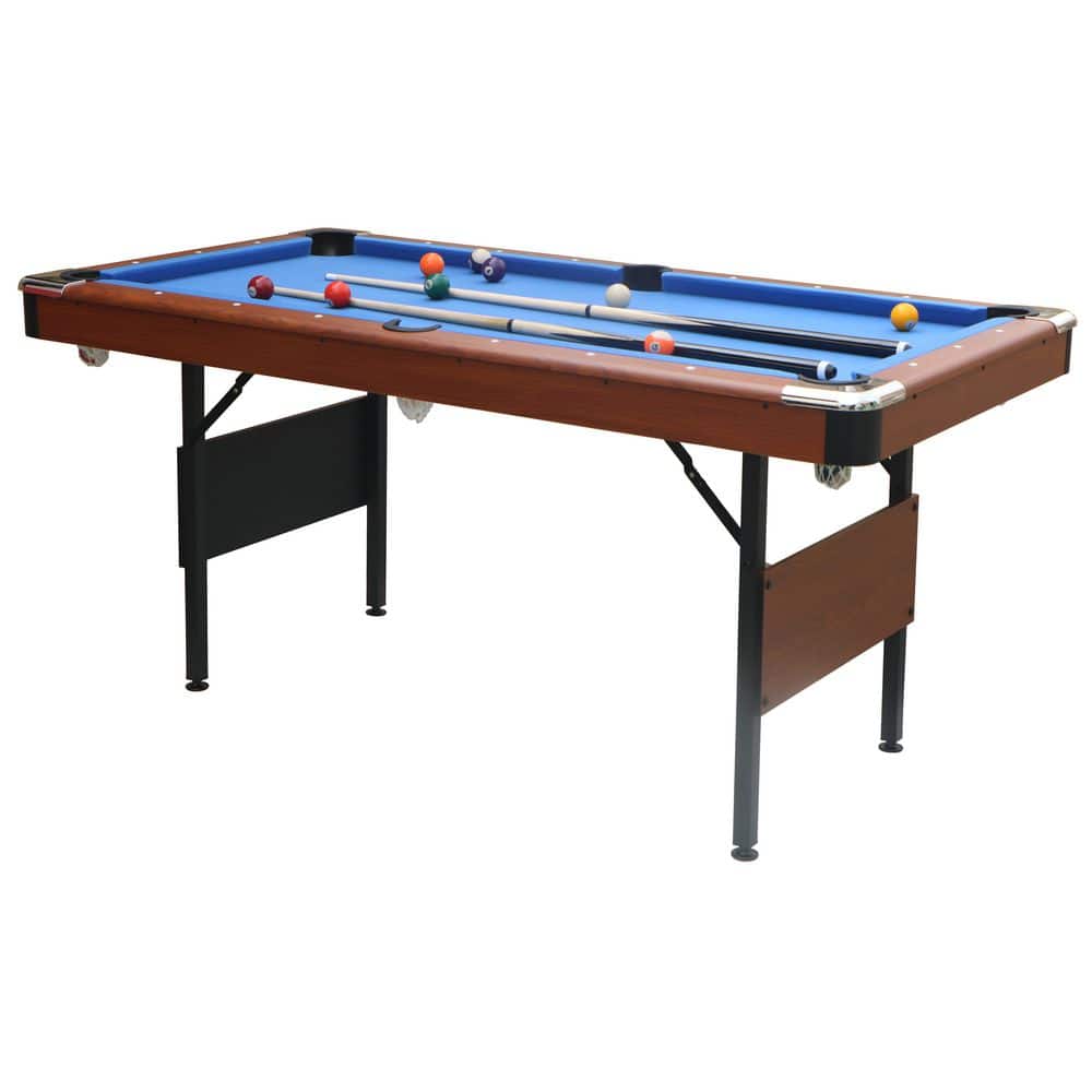 Blue 63.8 in. L x 34.3 in. W x 30.7 in. H Pool Table Billiard Table price history on PriceWatchPro