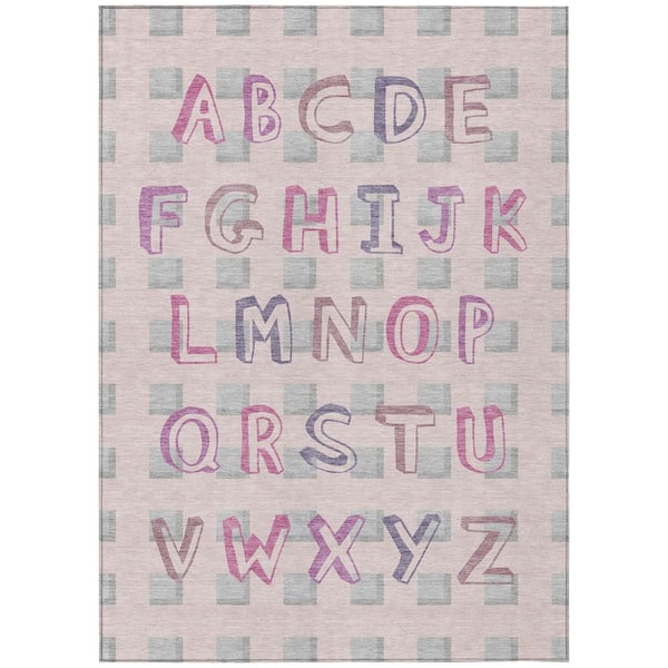 Chantille Machine Washable Indoor/Outdoor Abstract ACN2827 Pink 10 ft. x 14 ft. Area Rug
