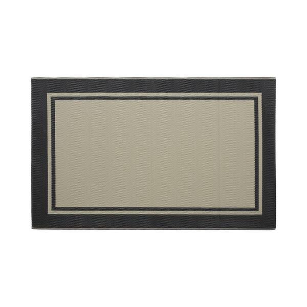 Noble House Qoqa Light Brown and Black 4 ft. x 6 ft. Indoor/Outdoor Area Rug
