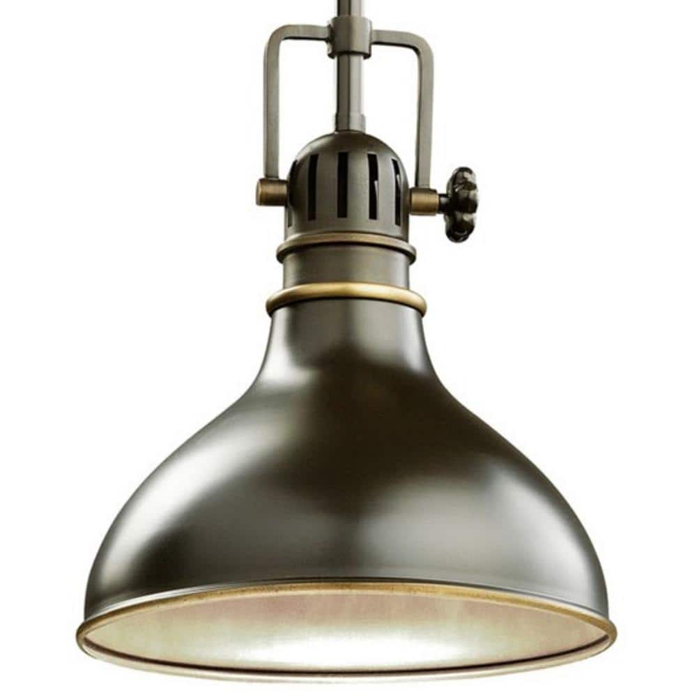 Olde Bronze Mini Pendant with Copper Shade