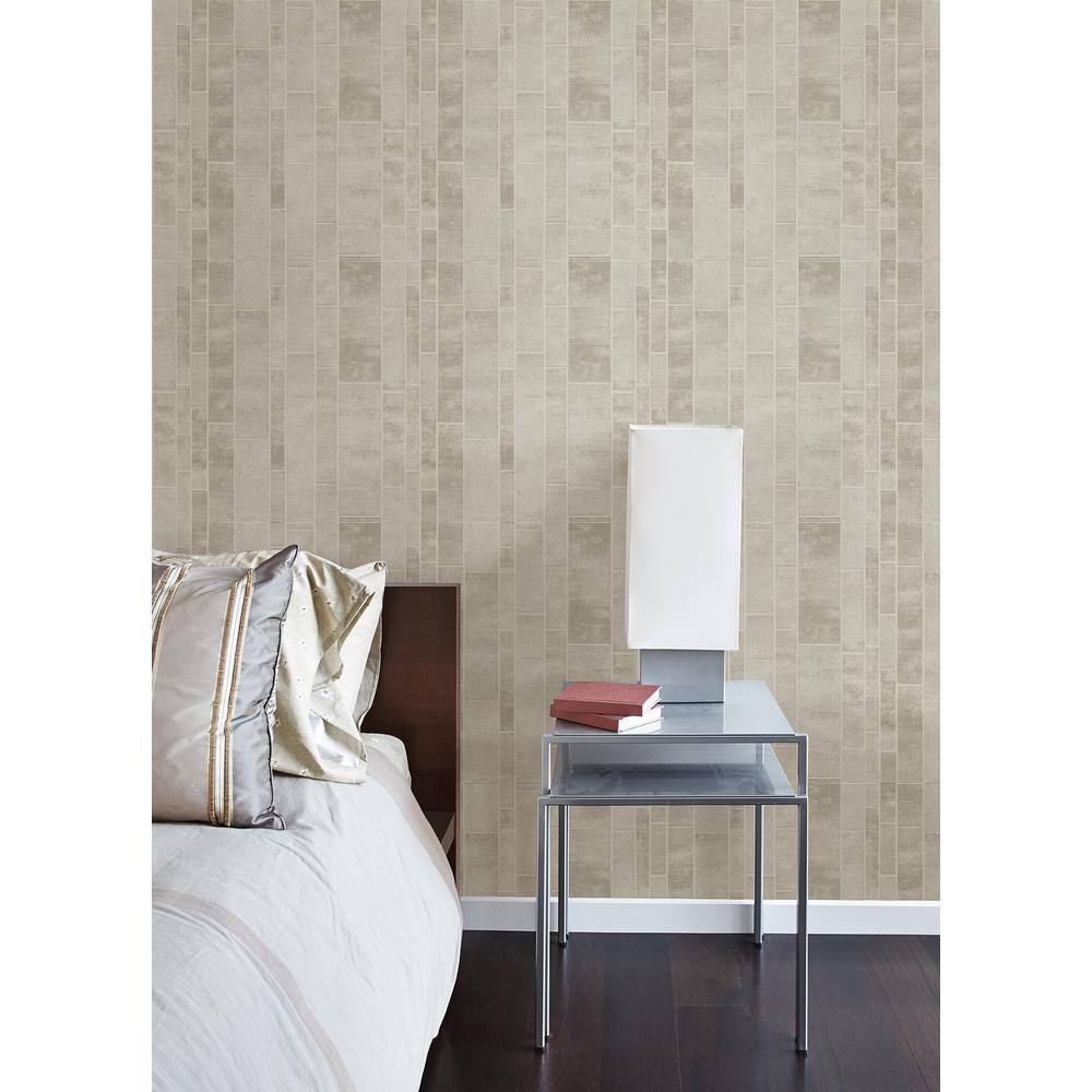 Ivory 3D Geometric Non-Woven Vinyl Wallpaper