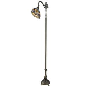 Serena D'italia Tiffany Baroque 60 in. Bronze Floor Lamp 16099/202 ...