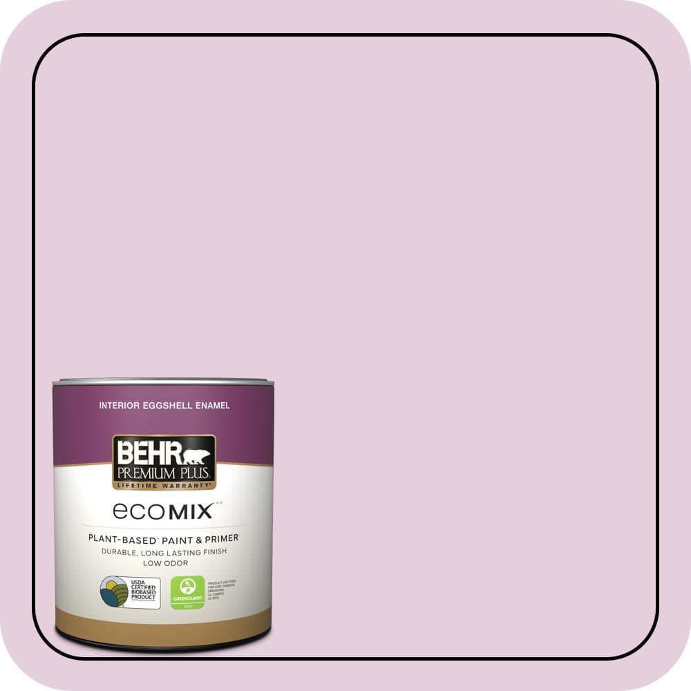 1 qt. #680C-3 Rose Glow Eggshell Enamel EcoMix Plant-Based Interior Paint & Primer price history on PriceWatchPro