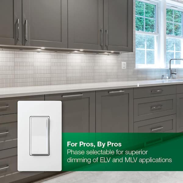 Sunnata Companion Dimmer Switch, only for use with Sunnata Pro LED+ Dimmer Switches, Ivory (ST-RD-IV)