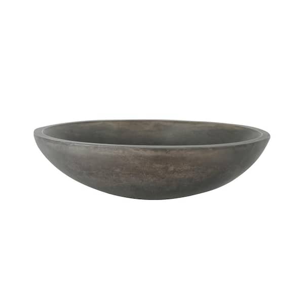 Barclay Products Caspar Large Vessel Sink in Dusk Gray