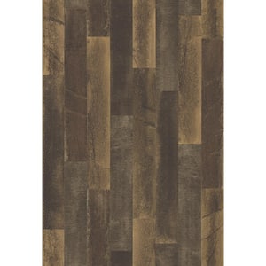 Antique Floorboards Brown Wood Paper Strippable Roll Wallpaper (Covers 56.4 sq. ft.)