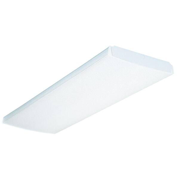 Lithonia Lighting LB 2 32 120 RE 2-Light Fluorescent Wraparound for Residential Use