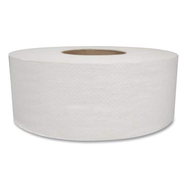 500 ft. 2-Ply Jumbo White Toilet Paper Septic Safe (12/Carton) MOR129X ...