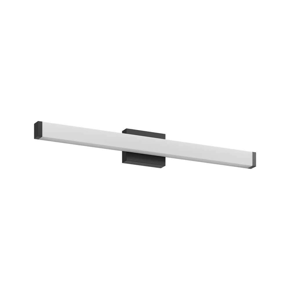 32.7 in. 1 Black Vanity Light with Acrylic Shades price history on PriceWatchPro