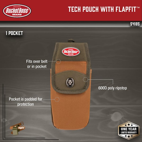 Tech Utility Tool Belt Pouch with FLAPFIT