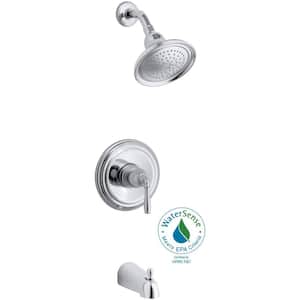 Devonshire 1-Handle Tub and Shower Faucet Trim Kit in Polished Chrome (Valve Not Included)