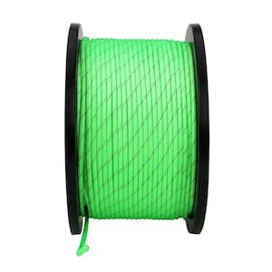 1/8 in. x 500 ft. Reflective Paracord, Neon Green