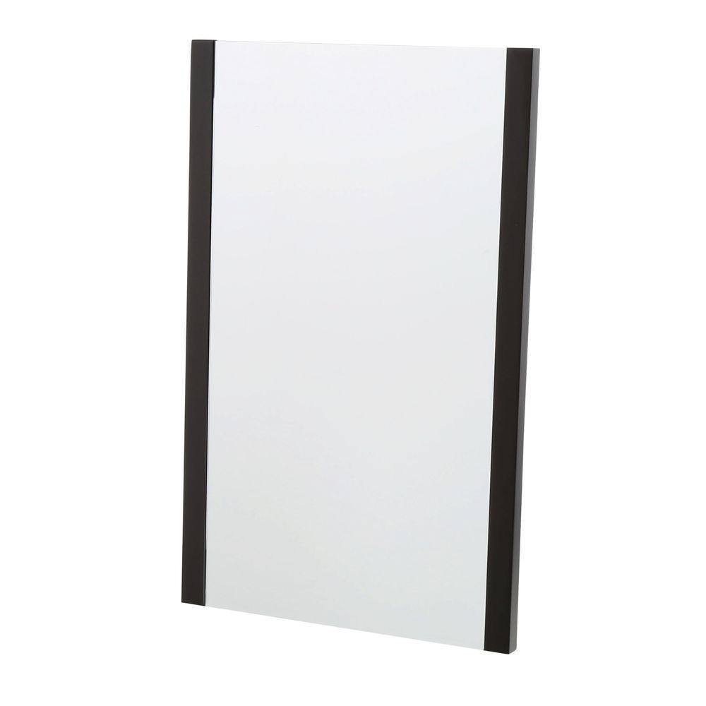 Espresso 24" Modern Free-Standing Bathroom Vanity Set with Ceramic Sink